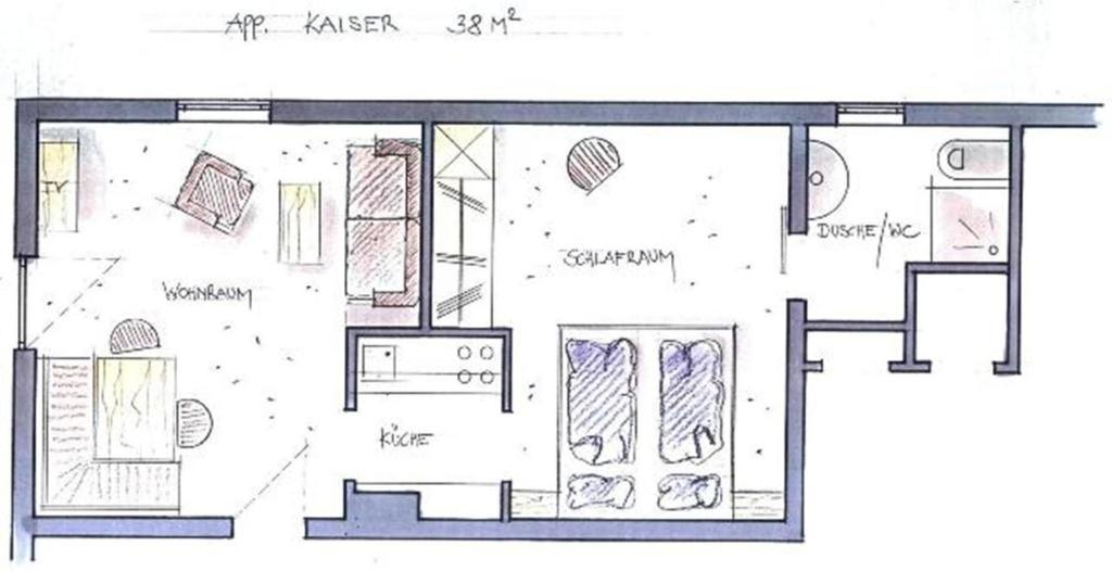 Landhaus Alpengruss เคิสเซน ห้อง รูปภาพ
